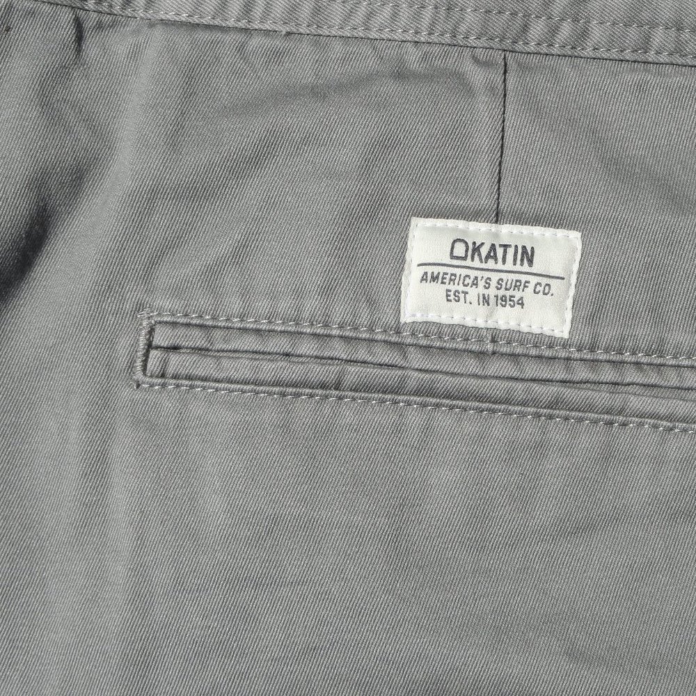 Okatin Surf Co gray mens flat front shorts 40~EUC~Beach wear, golfing - Picture 4 of 5
